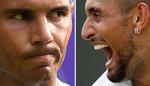Der er ikke ligefrem kærlige følelser mellem Rafael Nadal og Nick Kyrgios, og nu mødes de for syvende gang på tennisbanen.
   Foto: Daniel Leal-olivas, Adrian Denni/Ritzau Scanpix