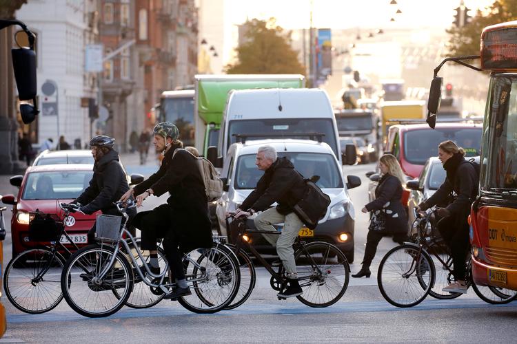 Trafik på H.C. Andersens Boulevard. Antallet af trafikulykker er steget, og det går især ud over cykelisterne. (Akivfoto.) Foto: Jens Dresling/POLFOTO