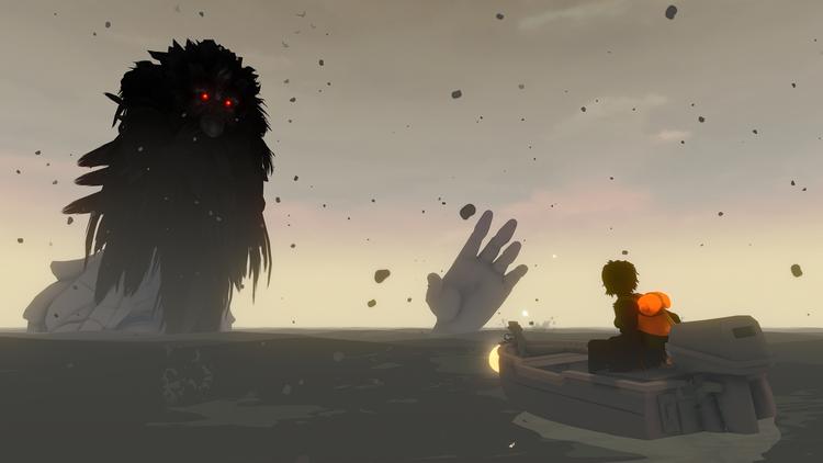 Således ser ensomhedens monster ud i det nye spil 'Sea of Solitude'. Pr-foto 