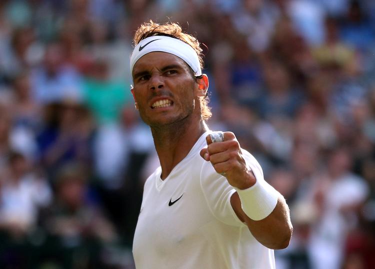 Rafael Nadal var bedst til at holde koncentrationen, da kampen mod Nick Kyrgios gik ud i et fjerde sæt, og australieren mistede pusten.
   Foto: Hannah Mckay/Ritzau Scanpix