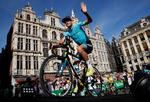 Jakob Fuglsang under præsentationen i Bruxelles. Foto: Gonzalo Fuentes/Ritzau Scanpix