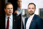 Socialdemokraternes Nicolai Wammen og Jacob Bundsgaard (th.).  Foto: Jens Dresling og Benjamin Nørskov. 