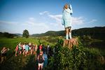 
    Statuen af præsident Donald Trumps 39-årige kone er i naturlig størrelse og skabt af den amerikanske konceptkunster Brad Downey, som siger, at det er den første statue i verdenen dedikeret til Melania Trump. (Photo by Jure Makovec / AFP) /  Foto: Jure Makovec/Ritzau Scanpix