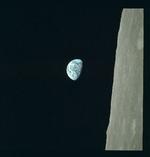 Det berømte billede af Jorden taget på Apollo 8-missionen. Det blev døbt 'Earthrise'. Foto: Nasa Foto: Nasa Photo