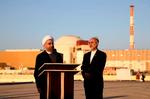 Præsident Rouhani ved atomkraftværket i Bushehr, som Iran nu agter at genstarte.
 Foto: Mohammad Berno/Ritzau Scanpix