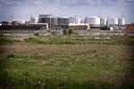 Det er på det grønne areal Kløverparken overfor Benzinøen,  kun adskilt af en kanal,  at der er planer om 15.000 boliger. Foto: Jens Dresling/POLFOTO