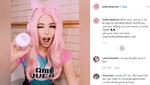 30 dollars er tilsyneladende ikke for meget for gammelt badevand. Belle Delphine melder i hvert fald udsolgt. Screendump fra Belle Delphines profil på Instagram Screendump fra Belle Delphines profil på Instagram 
