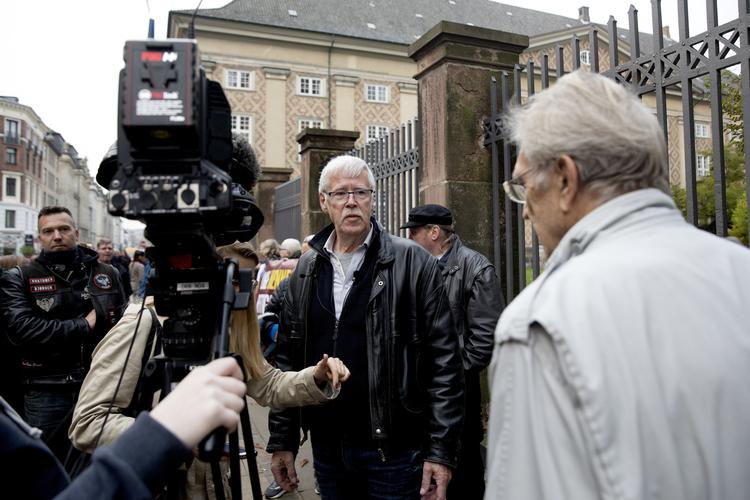 En af Godhavnsdrengene, Poul Erik Rasmussen foran Østre landsret i en sag om erstatning til én af 'Godhavnsdrengene'.
   Foto: Finn Frandsen/POLFOTO