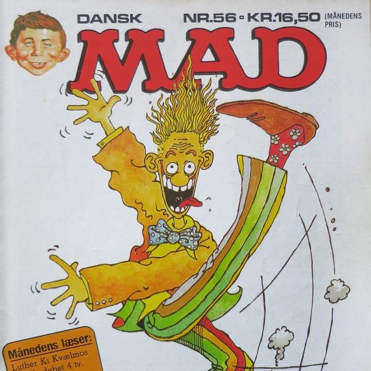 En af Martin Bigums forsider for Dansk Mad. Forsider skulle forbi hovedredaktionen i New York, så det var en stor ting. Han mener, at han har lavet omkring 12-14 forsider for Dansk Mad i de seks år, han var ansat.  