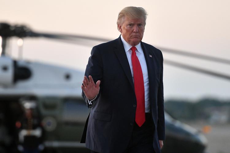 Donald Trump langer ud efter en række kvindelige kongresmedlemmer på Twitter og beder dem rejse hjem til deres oprindelseslande.  Foto: Mandel Ngan/Ritzau Scanpix
