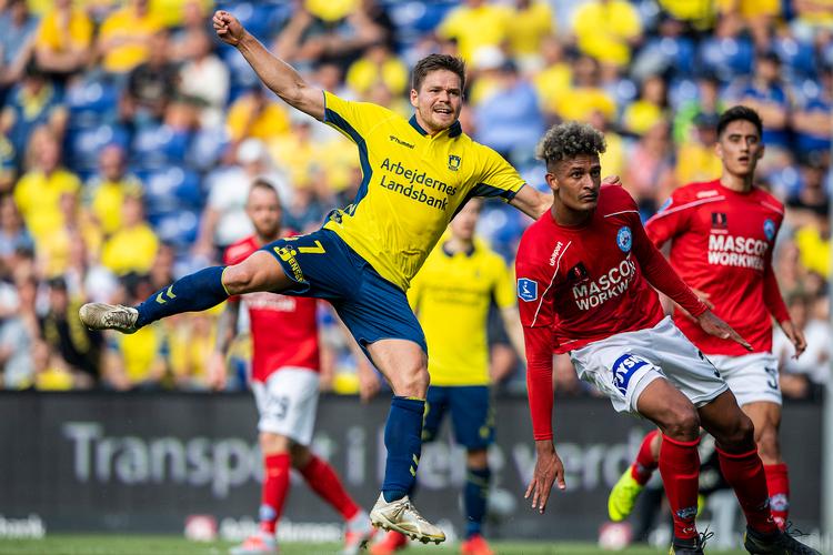 Dominik Kaiser (7) scorede og er en del af den 'nye' kerne, der skal præstere. Foto: Anders Kjærbye/Ritzau Scanpix
