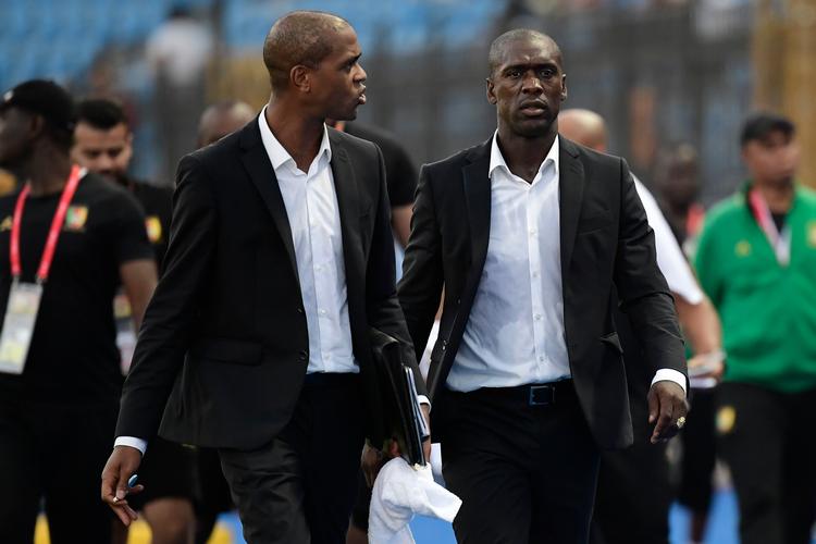 Clarence Seedorf (th.) og Patrick Kluivert har vundet stribevis af trofæer som spillere, men hollænderne mangler en fuldtræffer som trænere. 
   Foto: Javier Soriano/Ritzau Scanpix
