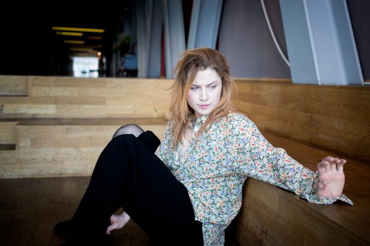 Sicilia Gadborg er skuespiller og aktuel i musiclaen 'Flashdance - The Musical', der for nylig havde premiere i Operaen i København.  Foto: Nanna Navntoft/POLFOTO