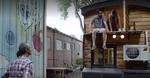 Et ungt par i 'Tiny House Nation' skal have styr på både hus, job, bryllup og flytning.  Foto: Netflix