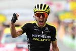 Efter dagens etapesejr skal Simon Yates tilbage i rollen som hjælperytter for sin tvillingebror, Adam Yates.
   Foto: Anne-christine Poujoulat/Ritzau Scanpix