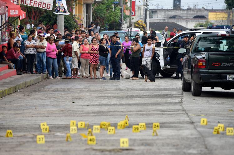 14.603 mennesker er dræbt mellem januar og juni i Mexico. Foto: Yahir Ceballos/Ritzau Scanpix