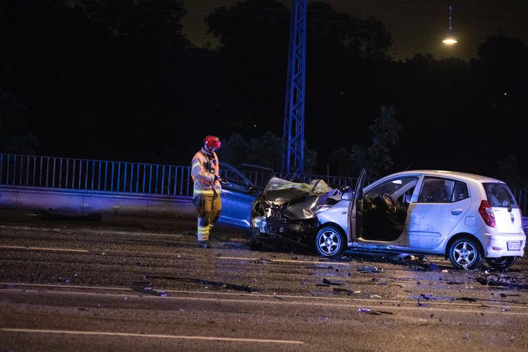 En 35-årig politiassistent ved Københavns Politi mistede i juli livet i en trafikulykke på Langebro i København. Foto: presse-fotos.dk/Ritzau Scanpix Foto: Presse-fotos.dk/Ritzau Scanpix