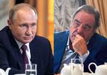 Den amerikanske filminstruktør Oliver Stone og den russiske præsident Vladimir Putin har jævnligt mødt hinanden de senere år foran kameraer. 19. juni skete det igen i Kreml.  Kollage. Arkivfoto Sputnik og Alexey Druzhinin