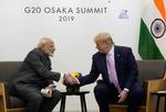 Indiens premierminister, Narendra Modi siger, at Indien ikke har bedt Trump om at mægle i Kashmir-striden. Foto: Kevin Lamarque/Ritzau Scanpix