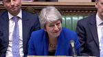 Den afgående britiske premierminister, Theresa May, tager i dag imod spørgsmål til hendes sidste spørgetime i det britiske parlament. Senere i dag træder hendes afløser, Boris Johnson, til som ny premierminister. Foto: Reuters Tv/Ritzau Scanpix