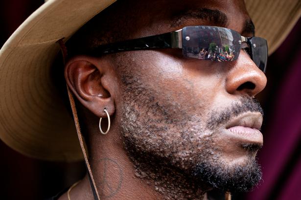  Céleste Michel Kigali Nshimiyimana   er inspireret afrikanske mænd og afrikanske popstjerner som Pierre Kwenders og Sampa the great. Foto: Emma Sejersen/POLFOTO