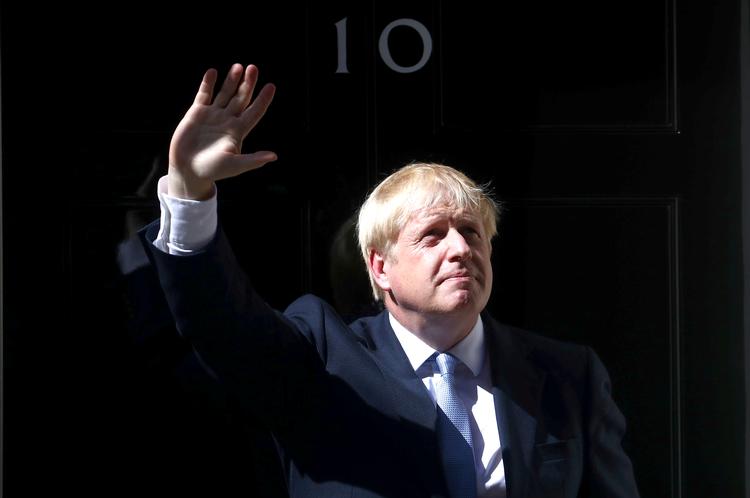 Boris Johnson blev onsdag formelt Storbritanniens nye premierminister, efter at han tirsdag havde vundet kampen om at overtage formandsposten i Det Konservative Parti efter Theresa May. Foto: Hannah Mckay/Ritzau Scanpix