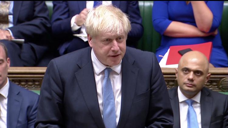 Boris Johnson håber, at EU vil 'genoverveje dets nuværende afvisning' af at genåbne forhandlingerne om brexit. »Hvis ikke det gør det, så bliver vi nødt til at gå uden aftale«, lyder det. Foto: Reuters Tv/Ritzau Scanpix