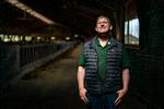 Jan Toft Nørgaard har 475 køer på gården i Skærbæk ved siden af sin politiske post i Arla.  Foto: Jens Hartmann/POLFOTO