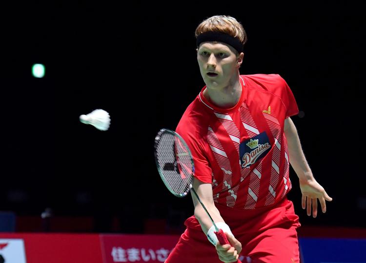 To uger i træk har Anders Antonsen været finalist og kvartfinalist.
   Foto: Toshifumi Kitamura/Ritzau Scanpix