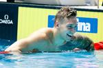 Fredagens finaleafsnit brugte amerikaneren Caeleb Dressel til at svømme sig i finalerne med bedste tid i 100 metre butterfly og 50 meter fri.
   Foto: Evgenia Novozhenina/Ritzau Scanpix