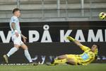 2-0-målet scorede Mart Lieder som afslutning på et fremragende kontraangreb,
   Foto: Jens Dresling/POLFOTO