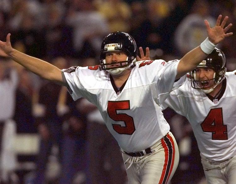 I 1999 sparkede Morten Andersen med et field goal Atlanta Falcons i Super Bowl. Foto: Ed Reinke/AP