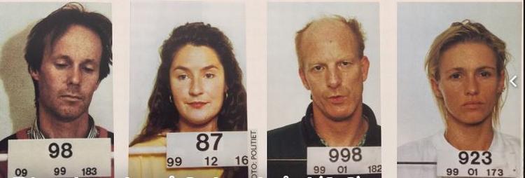 De fire dømte i sagen om trippelmordet på Orderud. Screendump dr.dk