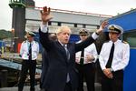 
   Premierminister Boris Johnson besøgte mandag en base i Skotland for de britiske atomubåde. (Photo by Jeff J Mitchell / POOL / AFP)  Foto: Jeff J Mitchell/Ritzau Scanpix