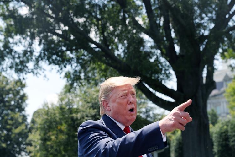 
     Donald Trump taler med nyhedsmedierne. REUTERS/Leah Millis
   Foto: Leah Millis/Ritzau Scanpix