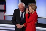  Bernie Sanders og Elizabeth Warren er blandt favoritterne i det demokratiske udskilningsløb. Foto: Justin Sullivan/Ritzau Scanpix