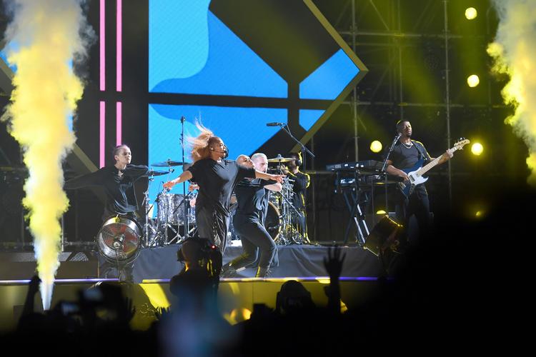 Sangeren Janet Jackson blev sammen med 50 Cent og Future annonceret som hovednavne til Jeddah World Music Festival i Saudi-Arabien, kort efter at rapperen Nicki Minaj trak sig fra festivalen på grund af landets brud på menneskerettigheder.  Foto: Amer Hilabi/Ritzau Scanpix