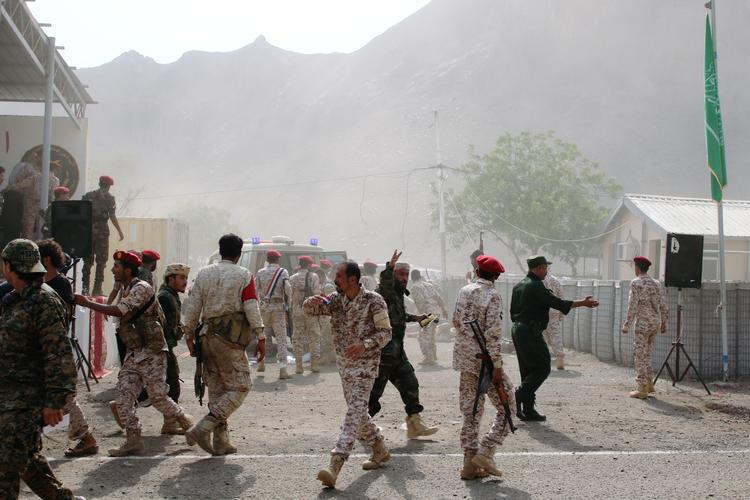 Et missilangreb mod en militærparade har kostet mange menneskeliv i Yemen. Foto: Fawaz Salman/Ritzau Scanpix