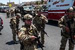 
    Flere er blevet dræbt under et skyderi foran stormagasinet Walmart i byen El Paso.
Det oplyser det lokale politi.(Photo by Joel Angel Juarez / AFP)
   Foto: Joel Angel Juarez/Ritzau Scanpix