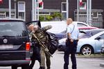 Østjyllands Politi har søndag anholdt en 27-årig mand. Foreløbig er han sigtet for trusler på livet. Foto: Presse-fotos.dk/Ritzau Scanpix