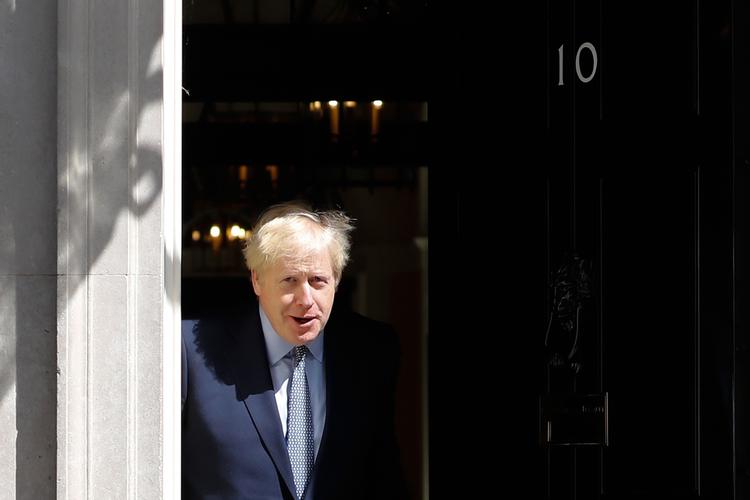 Boris Johnson står fast på, at Storbritannien forlader EU 31. oktober med eller uden en aftale. Men spørgsmålet er, om han får lov til at gennemføre det. Foto: Tolga Akmen/Ritzau Scanpix