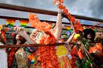 Lørdag står på fest og farver med Pride Parade i København. Billedet er fra paraden i 2017. 
   Foto: Philip Davali/POLFOTO