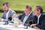 Selv om der var smil at spore under fredagens sommergruppemøde i Venstre, har flere svært ved greje, om partiet reelt set har en plan for fremtiden på tegnebrættet. Foto: Mads Claus Rasmussen/Ritzau Scanpix