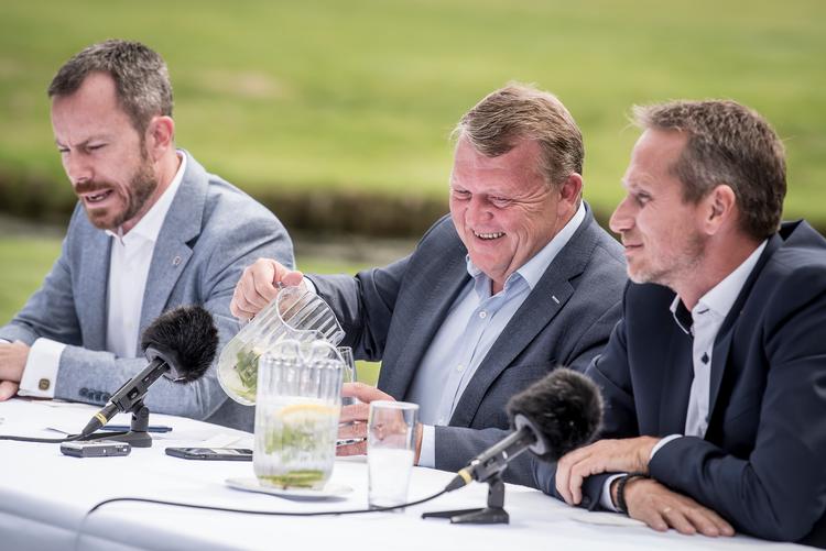 Selv om der var smil at spore under fredagens sommergruppemøde i Venstre, har flere svært ved greje, om partiet reelt set har en plan for fremtiden på tegnebrættet. Foto: Mads Claus Rasmussen/Ritzau Scanpix