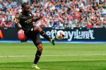 Raheem Sterling var forrygende i forrige sæson, og lørdag understregede han med et hattrick mod West Ham, at han igen kan blive et afgørende våben for Manchester City.
   Foto: Ian Kington/Ritzau Scanpix