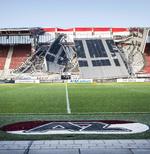 AZ Alkmaar spiller på søndag på udebane mod Waalwijk i den hollandske Æresdivision. Torsdag har klubben næste hjemmebanekamp, men det er nu uvist, om den kamp må flyttes til et andet sted. Foto: Vincent Jannink/Ritzau Scanpix