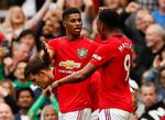  Marcus Rashford og  Anthony Martial sendte United på vinderkurs.  Foto: Jason Cairnduff/Ritzau Scanpix