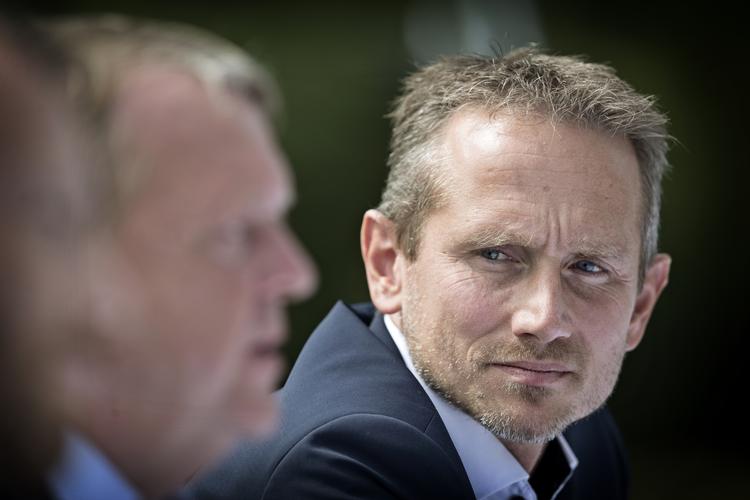 Kristian Jensen, næstformand i Venstre, slår overfor TV2 News fast, at der ikke er tvivl om magtdelingen i partiet.  Foto: Jens Dresling/POLFOTO