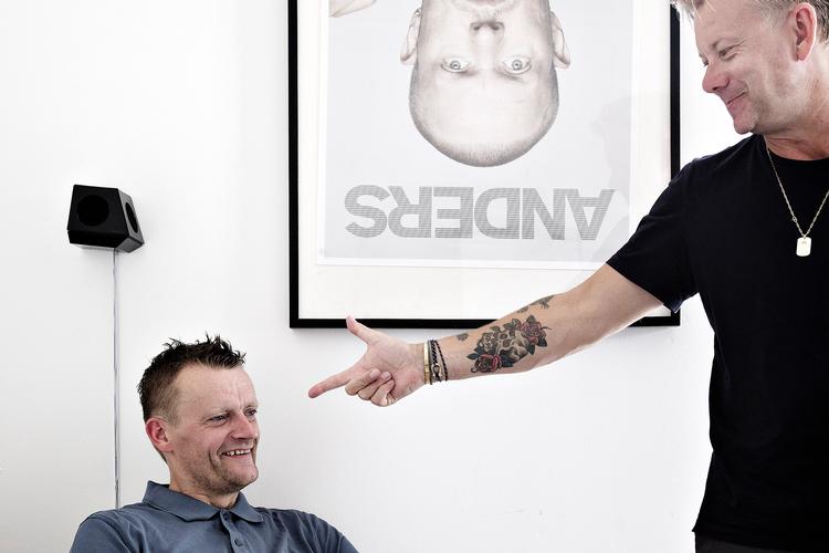 Komikerparret Frank Hvam (til venstre) og Casper Christensen vil til januar 2020 være klar med filmen 'Klovn The Final', hvor venskabet sættes på prøve for sidste gang i Klovn-trilogien. Arkivfoto Martin Lehmann