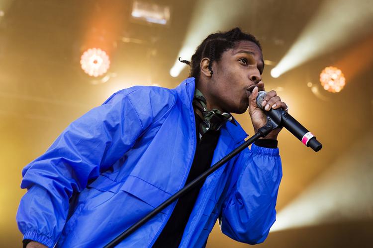 A$AP Rocky ses her på 
Northside Festival i 2014. i Aarhus. I dag afgøres det, om rapperen skal returnere til Sverige for at afsone en dom for vold.
   Foto: Gregers Tycho/POLFOTO
